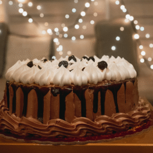 Chocolate & Vanilla Fusion Cake